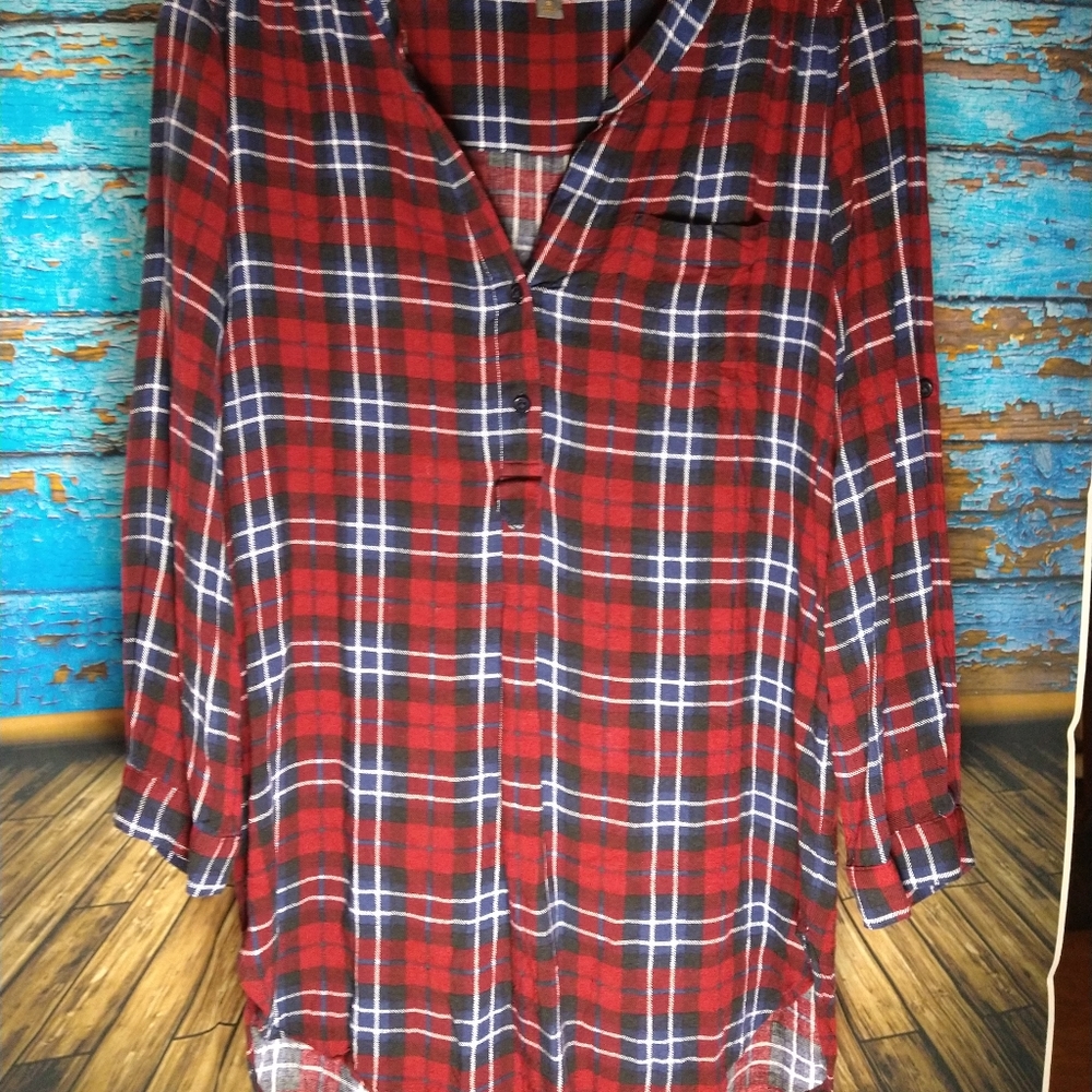 High low long sleeve shirt